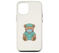 Cute Surgical Nurse Teddy Bear Student Operating Room Staff Coque pour iPhone 12/12 Pro