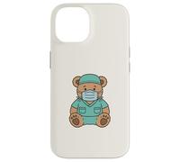Cute Surgical Nurse Teddy Bear Student Operating Room Staff Coque pour iPhone 14