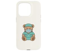 Cute Surgical Nurse Teddy Bear Student Operating Room Staff Coque pour iPhone 15 Pro