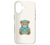Cute Surgical Nurse Teddy Bear Student Operating Room Staff Coque pour iPhone 17