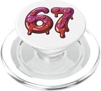 Cute Sweet 67 Drip Heart Candy Squad Bestie PopSockets PopGrip pour MagSafe