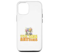 Cute Tea Time Anytime Floral Tea Lover Teacup Groovy Flowers Coque pour iPhone 12/12 Pro