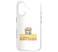 Cute Tea Time Anytime Floral Tea Lover Teacup Groovy Flowers Coque pour iPhone 17