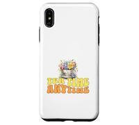 Cute Tea Time Anytime Floral Tea Lover Teacup Groovy Flowers Coque pour iPhone XS Max