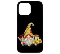 Cute Teacher GNOME with Big Yellow Bus for School Bus Driver Coque pour iPhone 13 Pro Max