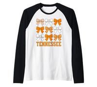 Cute Tennessee Coquette Vibes State Pride Women Girls Tween Manche Raglan