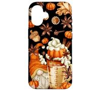 Cute Thanksgiving GNOME for Women Who Loves Pumpkin Spice Coque pour iPhone 16