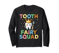 Cute Tooth Fairy Squad Dentist Dental Assistant Costume Manche Longue