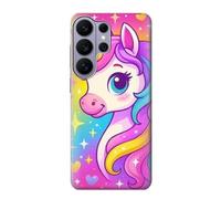 Cute Unicorn Cartoon Etui Coque Housse pour Samsung Galaxy S26 Ultra