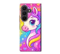 Cute Unicorn Cartoon Etui Coque Housse pour Samsung Galaxy Z Fold 8 Ultra