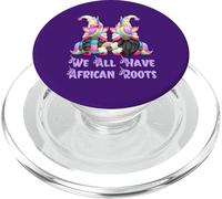 Cute Unicorn Gnomes for Women We All Have African Roots PopSockets PopGrip pour MagSafe