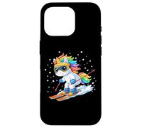 Cute Unicorn on Ski Funny Ski and Winter Sports Men Women Coque pour iPhone 16 Pro