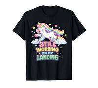 Cute Unicorn Still Working on My Landing Unicorn Broken Arm T-Shirt