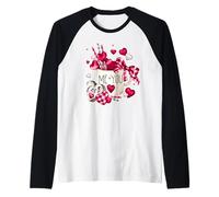 Cute Valentines Coffee Mug for Girls and Coffee Lover Manche Raglan