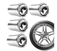 Cute Valve Caps, Tire Stem Tool, Cat Pattern Station for Vehicle Tyre Accessories Leak Proof Support Heavy Duty Auto Gear Daily Wheel Support Modern Truck Accessory Stem Cover Unit
