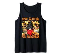 Cute Vampire GNOME for Women with Pumpkin Autumn Sunflower Débardeur