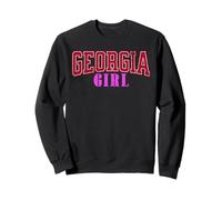 Cute Vintage Georgia Girl Retro Pink Women, Girls, Tween Sweatshirt