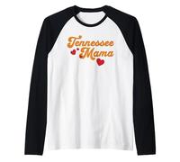Cute Vintage Tennessee Mama with Heart, Women's Manche Raglan