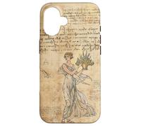 Cute Vintage Wild Flower Motif Antique Fairycore Aesthetic Coque pour iPhone 16