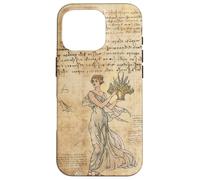 Cute Vintage Wild Flower Motif Antique Fairycore Aesthetic Coque pour iPhone 16 Pro