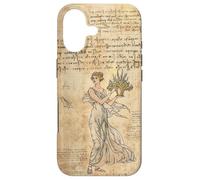 Cute Vintage Wild Flower Motif Antique Fairycore Aesthetic Coque pour iPhone 17