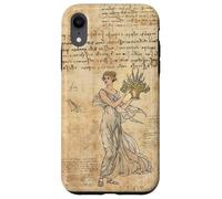Cute Vintage Wild Flower Motif Antique Fairycore Aesthetic Coque pour iPhone XR
