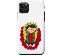 Cute Virgin Mary Cartoon Guadalupe Devotion in Kawaii Form Coque pour iPhone 11 Pro Max