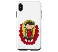 Cute Virgin Mary Cartoon Guadalupe Devotion in Kawaii Form Coque pour iPhone XS Max
