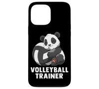 Cute Volleyball Panda Volleyball Trainer Fun Coque pour iPhone 13 Pro Max