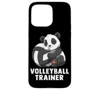 Cute Volleyball Panda Volleyball Trainer Fun Coque pour iPhone 15 Pro Max