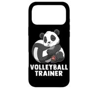 Cute Volleyball Panda Volleyball Trainer Fun Coque pour iPhone 17 Pro Max