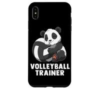 Cute Volleyball Panda Volleyball Trainer Fun Coque pour iPhone XS Max