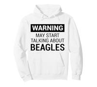 Cute Warning Design for Beagle Owners and Dog Fans Sweat à Capuche