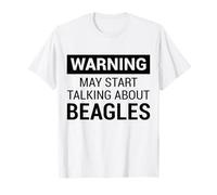 Cute Warning Design for Beagle Owners and Dog Fans T-Shirt