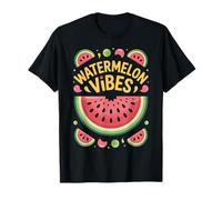 Cute Watermelon Summer Vibes Fruit Aesthetic Art T-Shirt