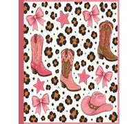 Cute Western Composition Notebook 7.5 x 9.25, 100 College Ruled Pages: Perfect for all the Country Girls of all ages.