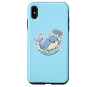 Cute Whale Hello There Sea Creature Ocean Funny Animal Fan Coque pour iPhone XS Max