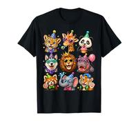 Cute Wild Animals Birthday Party Safari Zoo Squad T-Shirt