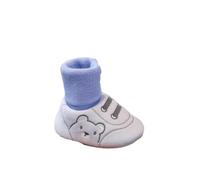 Cute winter baby shoes Chaussures d'hiver mignonnes pour bébé, chaussons chauds et antidérapants pour les premiers pas des tout-petits, pour bébé garçon et fille (Color : Blue, Size : 13cm)