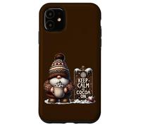 Cute Winter GNOME Love Pumpkin Spice Cocoa for Christmas Coque pour iPhone 11