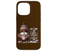 Cute Winter GNOME Love Pumpkin Spice Cocoa for Christmas Coque pour iPhone 14 Pro Max