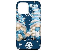 Cute Winter Gnomes with Snowflakes Snowball Decor & Snowman Coque pour iPhone 12 Pro Max