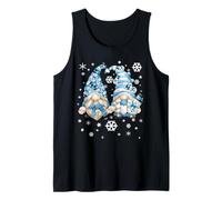 Cute Winter Gnomes with Snowflakes Snowball Decor & Snowman Débardeur