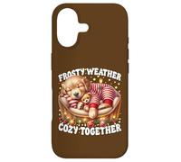 Cute Winter Sayings for Christmas and Golden Retriever Mom Coque pour iPhone 17