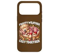 Cute Winter Sayings for Christmas and Golden Retriever Mom Coque pour iPhone 17 Pro Max