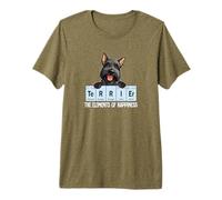 Cute Womens Girls Elements Happiness Scottish Terrier Lover T-Shirt Haut de Gamme