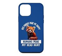 Cute Womens Girls Kids Red Pandas Make Me Happy Not Humans Coque pour iPhone 12 Mini