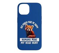 Cute Womens Girls Kids Red Pandas Make Me Happy Not Humans Coque pour iPhone 14