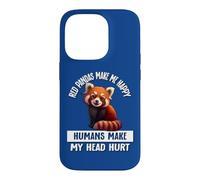 Cute Womens Girls Kids Red Pandas Make Me Happy Not Humans Coque pour iPhone 14 Pro