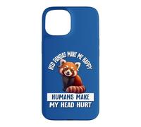 Cute Womens Girls Kids Red Pandas Make Me Happy Not Humans Coque pour iPhone 15